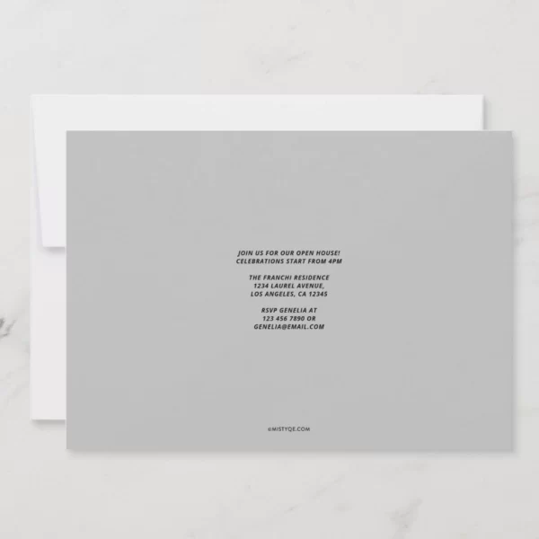 Red Tab Graduation Announcement - Image 2
