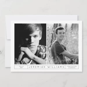 Yin and Yang Graduation Announcement