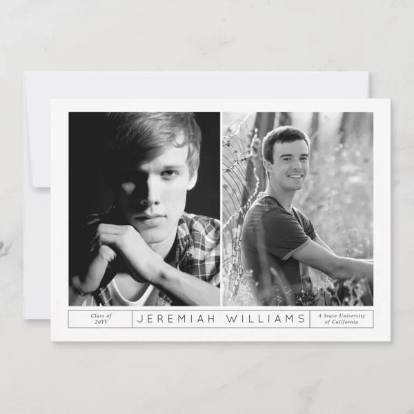 Yin and Yang Graduation Announcement